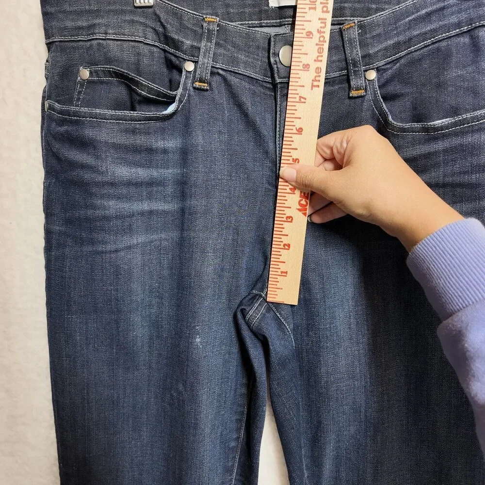 Eileen Fisher Organic Cotton Denim Skinny Jeans Size‎ 10 Dark Wash Sustainable